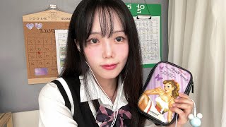 ASMR 추억의 훈녀생정 메이크업 해주기☆💄 학교 메이크업 롤플레이ㅣDoing Your Makeup In Class Roleplay [upl. by Bullock]