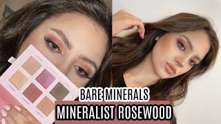 BARE MINERALS MINERALIST ROSEWOOD PALETTE REVIEW  TUTORIAL [upl. by Aseefan]