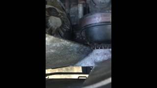 500 SL alternator removal with out removing fan clutch pt2 [upl. by Akaya459]