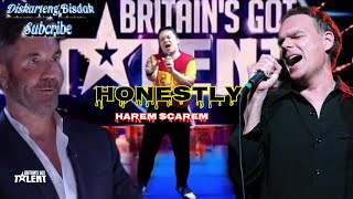 HONESTLY HAREM SCAREM SUPER EXTRA ORDINARYVOICE BRITAINS GOT TALENT GLOBAL AUDITION TRENDING PARODY [upl. by Ycnuahc]