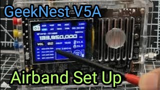 GEEKNEST V5A Receiver  Airband Set Up [upl. by Peppy]