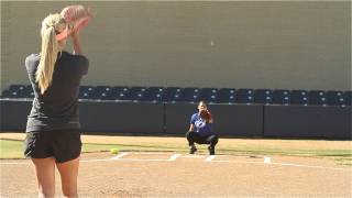 Softball Pitching Drills Around the world  Amanda Scarborough [upl. by Divod]