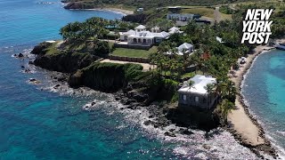 Epstein’s private island revealed for first time in 2 years as it’s transformed into luxury resort [upl. by Felicia239]