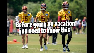 Washington Commanders told this before going on vacation [upl. by Llecrad]