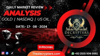 Forex analysis  NASDAQ Gold amp Crude Oil Predictions Today decrypters trading goldanalysis [upl. by Aihtyc]