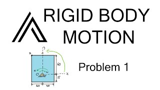 Rigid Body Motion  Problem 1 [upl. by Annahvas]