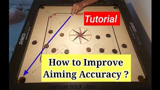 How to Improve Aiming Accuracy   Carrom Tips amp Tricks  How to Aim In Carrom [upl. by Hakkeber108]