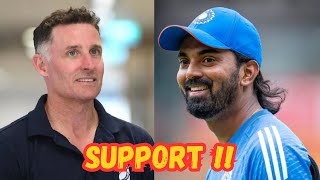 Michael Husseys advice to outofform KL Rahul ahead of BGT 202425 [upl. by Aridan]