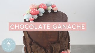 CHOCOLATE GANACHE MASTERCLASS and How to Apply it to a Cake  Georgias Cakes [upl. by Omolhs263]