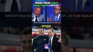 Scontro TrevisaniSabatini su Allegri e Thiago Motta [upl. by Nakah]