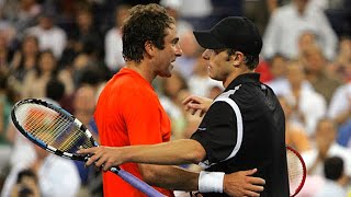 Andy Roddick vs Justin Gimelstob 2007 US Open R1 Highlights [upl. by Cowan87]