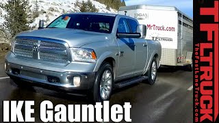 2016 Ram 1500 HEMI takes on the Extreme Ike Gauntlet Towing Review [upl. by Nedac340]