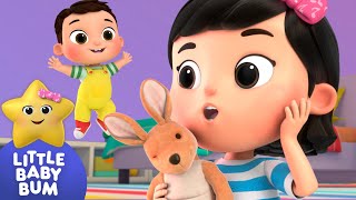 Kangaroo Hop⭐ Mia amp Max Play Time LittleBabyBum  Nursery Rhymes for Babies  LBB [upl. by Sirroned]