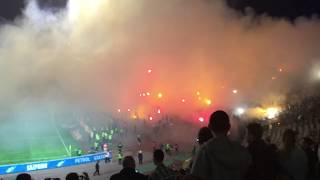 Red Star vs Partizan Belgrad Steaua Bucharest fans [upl. by Rochell228]