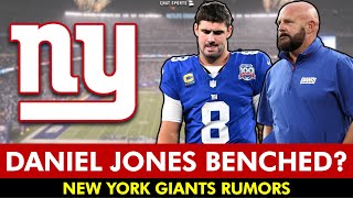 Brian Daboll Speaks On BENCHING DANIEL JONES  New York Giants News [upl. by Dlanger]