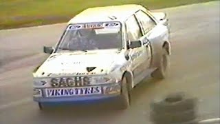 British Rallycross Grand Prix 1985 Martin Schanche FORD Escort Xtrac 560 Bhp Brands Hatch [upl. by Sherris]