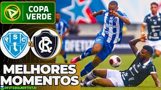 PAYSANDU X REMO  SEMIFINAL COPA VERDE 2024  Gols e Melhores Momentos  Futebol Nortista [upl. by Uhn]