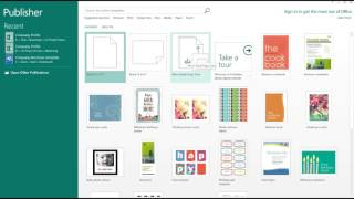 How to Create a Poster Using Microsoft Publisher [upl. by Nebra]