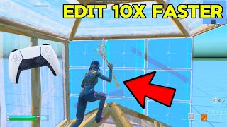 How To ACTUALLY EDIT FASTER On Controller 🎮 BEST Settings Tutorial  Tips and Secrets [upl. by Hatty621]