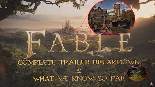 Fable Trailer Complete Breakdown  Fable 4  HEROES GUILD amp Oakvale WHAT WE KNOW SO FAR [upl. by Robbin]