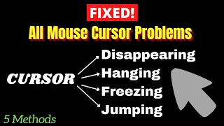 How to Fix Mouse Cursor Problems Window 10 🤔🔥  How to Fix Mouse Not Moving [upl. by Fortier]