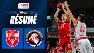 ChalonSaone vs Nancy  Resume 20232024  LNB Officiel [upl. by Lussier]