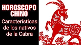 HOROSCOPO CHINO  Características de los nativos de la Cabra [upl. by Robinia]