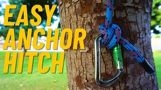 Termination Knots How to Tie The Anchor Hitch [upl. by Kiernan]