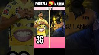 Matheesha Pathirana Vs Lasith Malinga  comparison cricket [upl. by Alburg]