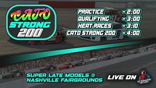 CATO STRONG 200  Live from Nashville Fairgrounds Speedway [upl. by Mungo426]