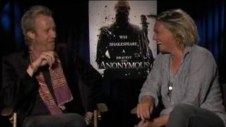 ANONYMOUS Interviews with Rhys Ifans Jamie Campbell Bower Joely Richardson and Roland Emmerich [upl. by Mireille]