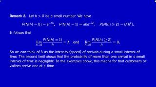 Math414  Section 31  Homogeneous Poisson processes [upl. by Murielle]