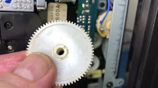 Sony CDP101 CD Player Broken Cog repair [upl. by Eerazed]