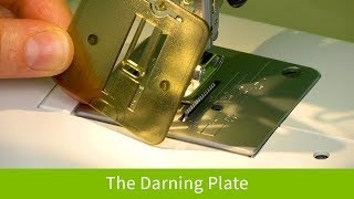 How to Install the Darning Plate on the Baby Lock Zest [upl. by Nnylannej]