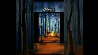 Forest 🌳 Wait for the End 🔥 trending art shorts  Chitraqala [upl. by Acirret560]