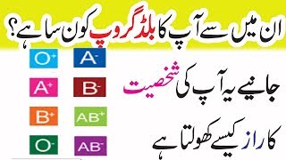 Blood Group Tells About Personality In Urdu  Anam Home Remedy [upl. by Joe]