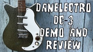 Danelectro DC3 Electric Guitar Demo amp Review [upl. by Eadrahc]