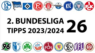 Bundesligatipps 2Liga  26Spieltag  Saison 20232024 [upl. by Swift398]