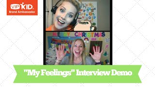 VIPKID Interview quotMy Feelingsquot Demo with Nancy Taylor [upl. by Nednerb235]