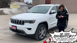 2022 BRIGHT WHITE JEEP GRAND CHEROKEE WK LIMITED 4X4 [upl. by Else]