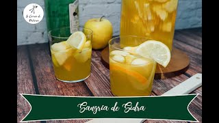 Sangría de Sidra  Receta típica Asturiana  Recetas Fáciles y Rápidas [upl. by Akeirahs]