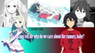 Nightcore  Rumors Switching Vocal Version Lyrics [upl. by Atrebor846]