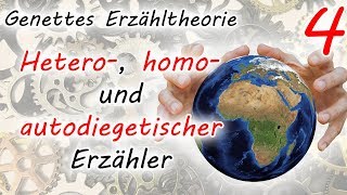 Hetero und homodiegetischer Erzähler Genettes Erzähltheorie  Teil 4 [upl. by Waldner]