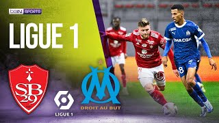 Stade Brest vs Marseille  LIGUE 1 HIGHLIGHTS  021824  beIN SPORTS USA [upl. by Hiroko]