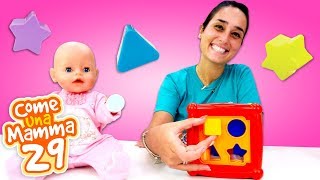 Video e giochi per bambini Un nuovo giocattolo per Baby Born Come una mamma [upl. by Eladnyl]