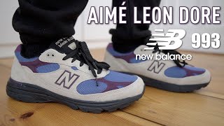 AIME LEON DORE NEW BALANCE 993 TAUPE REVIEW amp ON FEET  ARE THEY WORTH IT [upl. by Normie]