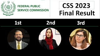 CSS 2023 Final Result  Adil Riaz  Shaher Bano  Okasha Abrar Rana [upl. by Lahcim545]