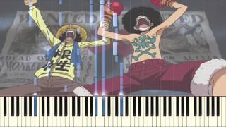 One Piece  Kokoro No Chizu Piano Version [upl. by Akenot]