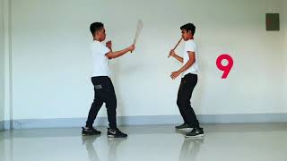 12 Blocking Techniques Arnis Single Stick [upl. by Sulihpoeht]