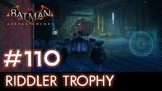 BATMAN ARKHAM KNIGHT  Riddler Trophy 110  Subway Under Construction [upl. by Bruning77]